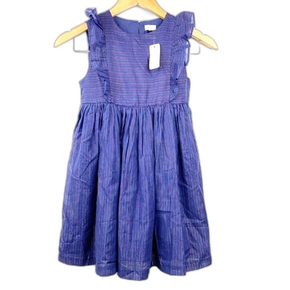 GYMBOREE Girls Navy Blue Dress NWT 7